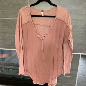 Free People mauve top